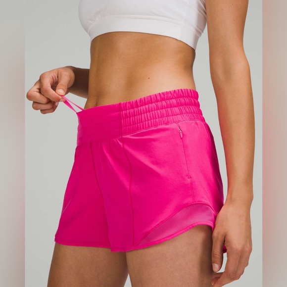 Lululemon Pink Hotty Hot Shorts Waist Size 6 - Picture 10 of 11